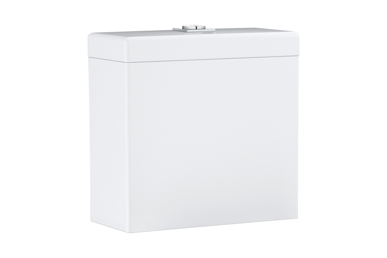 Унитаз напольный с бачком и сиденьем с микролифтом GROHE Cube Ceramic, альпин-белый (NW0037)