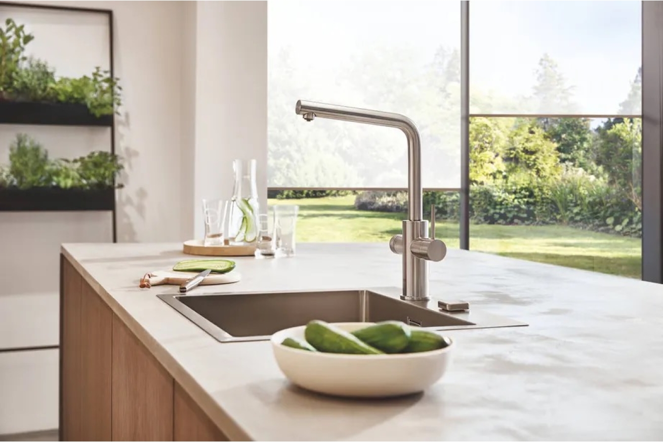 Мойка GROHE K800 60-S 51.8/51 1.0, нержавеющая сталь (31583SD1)