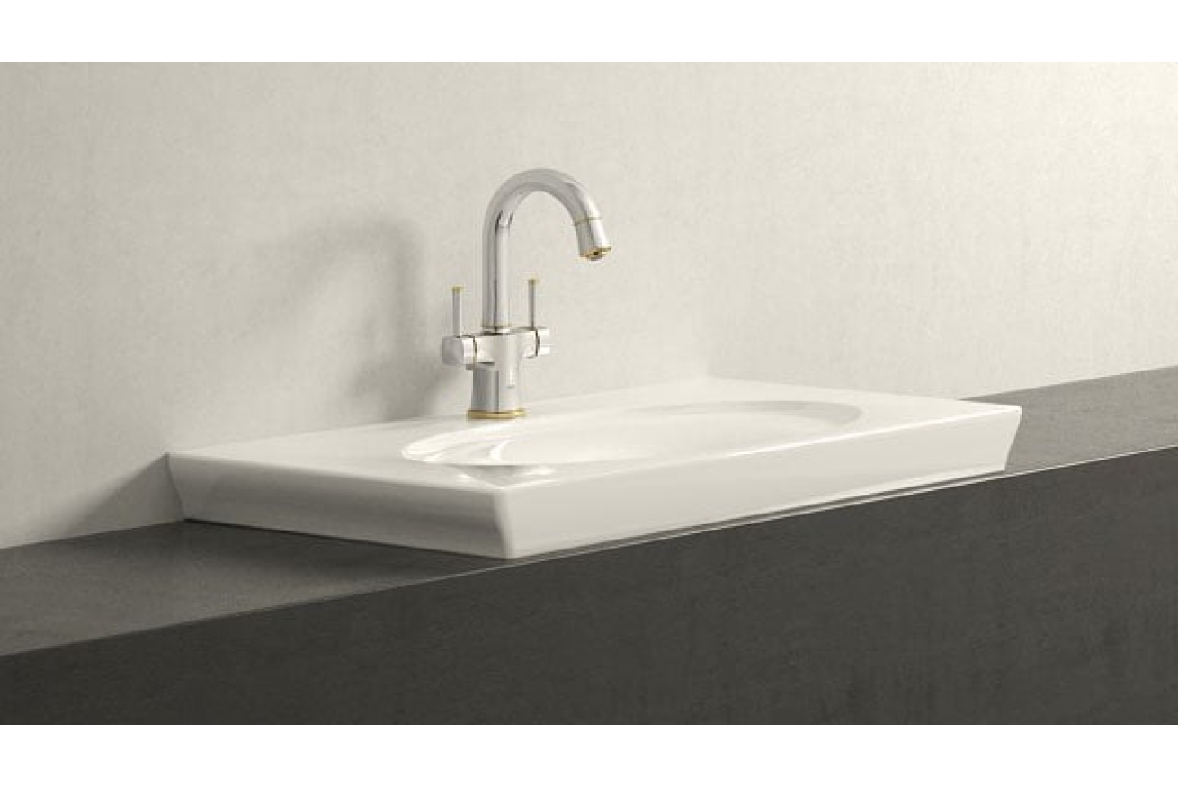 Смеситель для раковины GROHE Grandera, L-size, хром/золото (21107IG0)