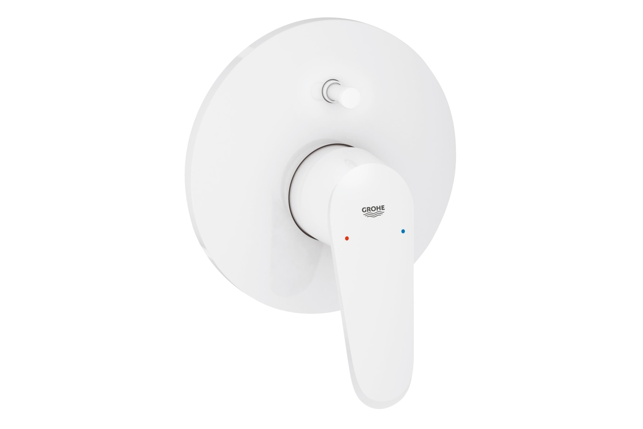 Внешняя часть смесителя для ванны GROHE Eurodisc Cosmopolitan, белая луна (19548LS2)