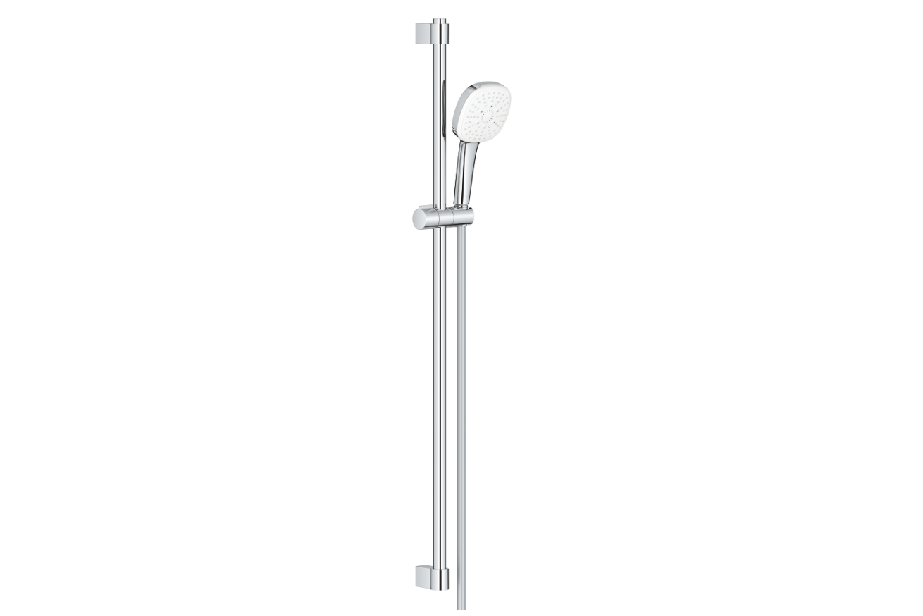 Душевой гарнитур GROHE Tempesta Cube 110, 3 режима струи, душевая штанга 900 мм, 13,5 л/мин, хром (27789003)