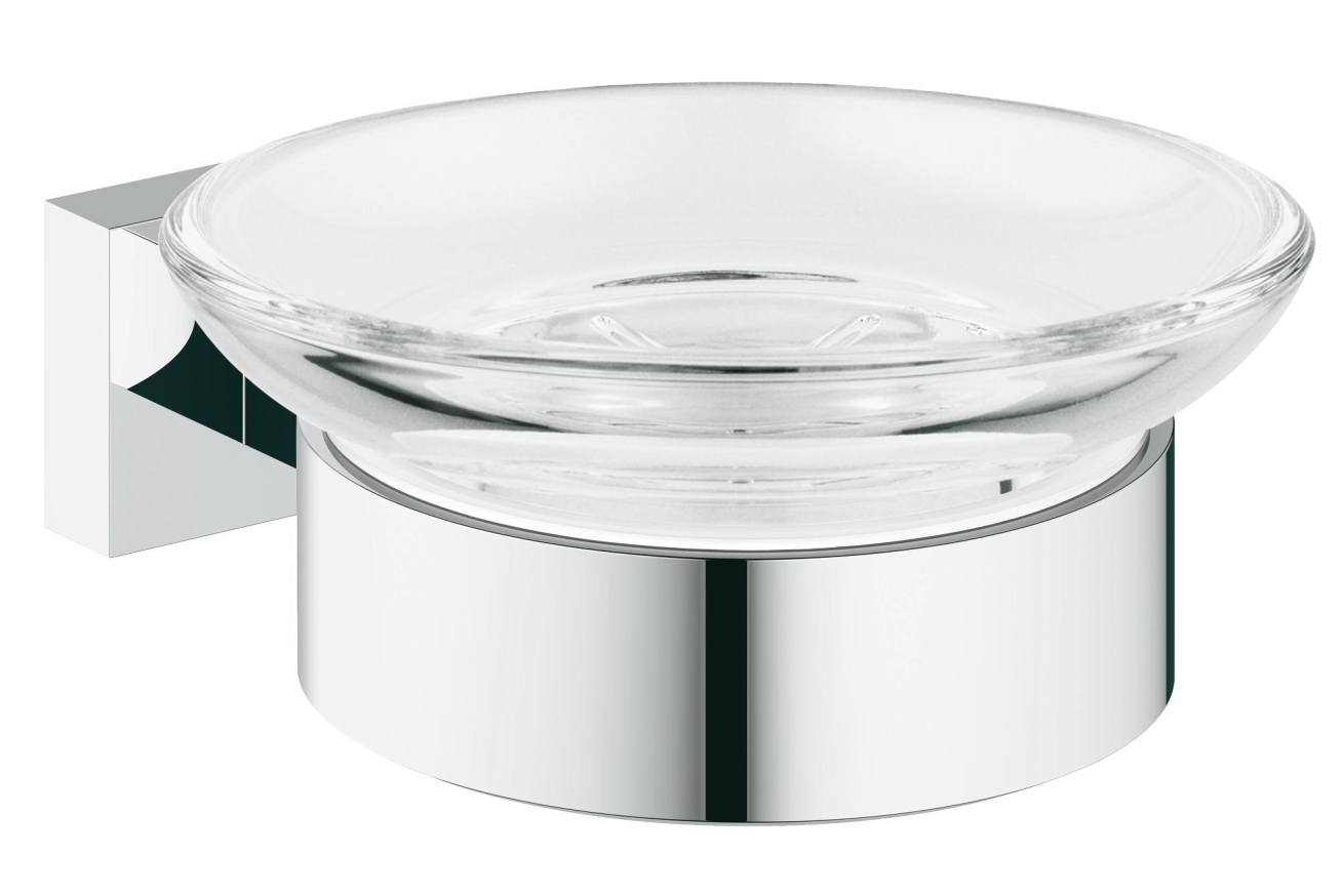 Мыльница с держателем GROHE Essentials Cube, хром (40754001)