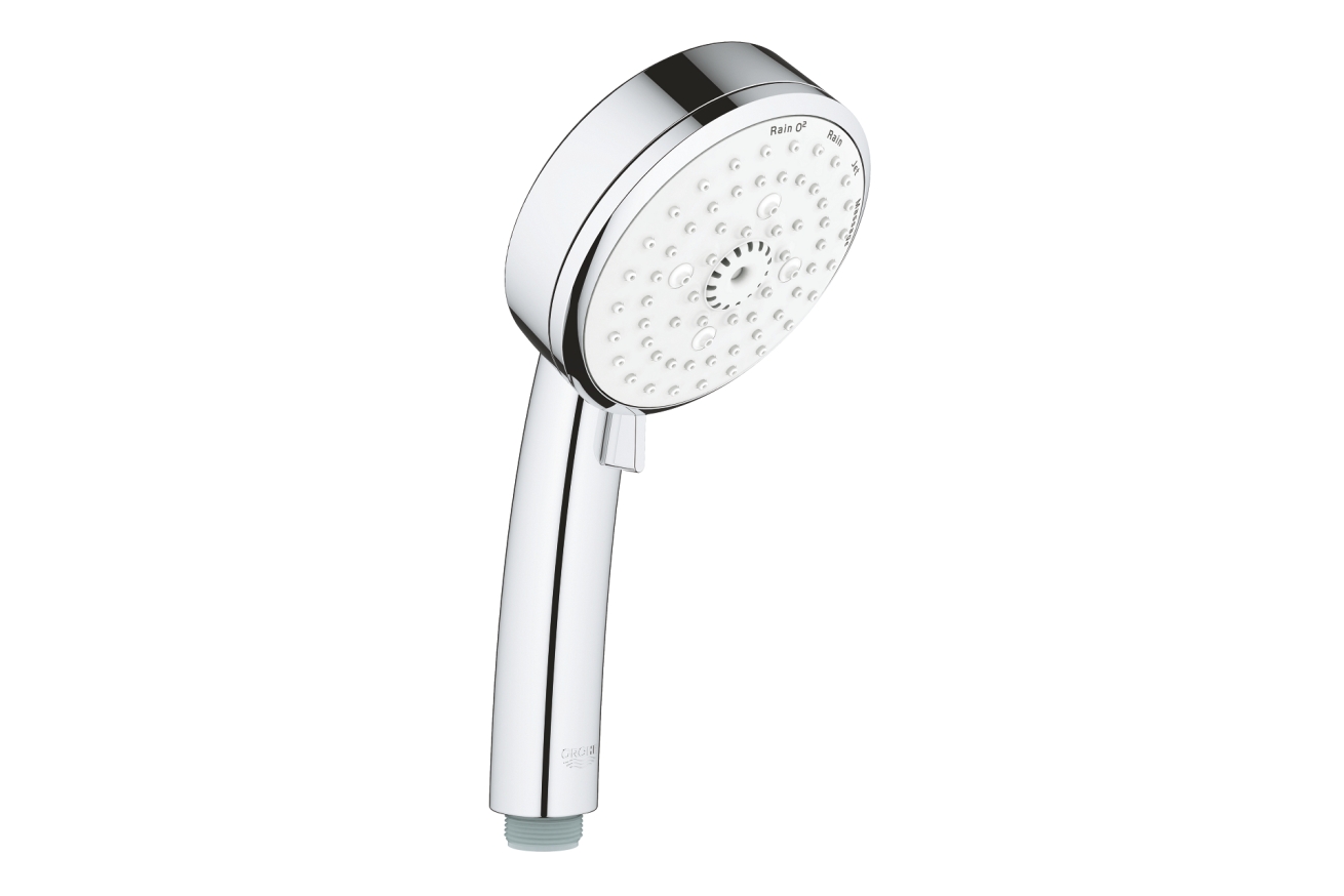 Ручной душ GROHE Tempesta Cosmopolitan 100, 4 режима, хром/белый (27575002)