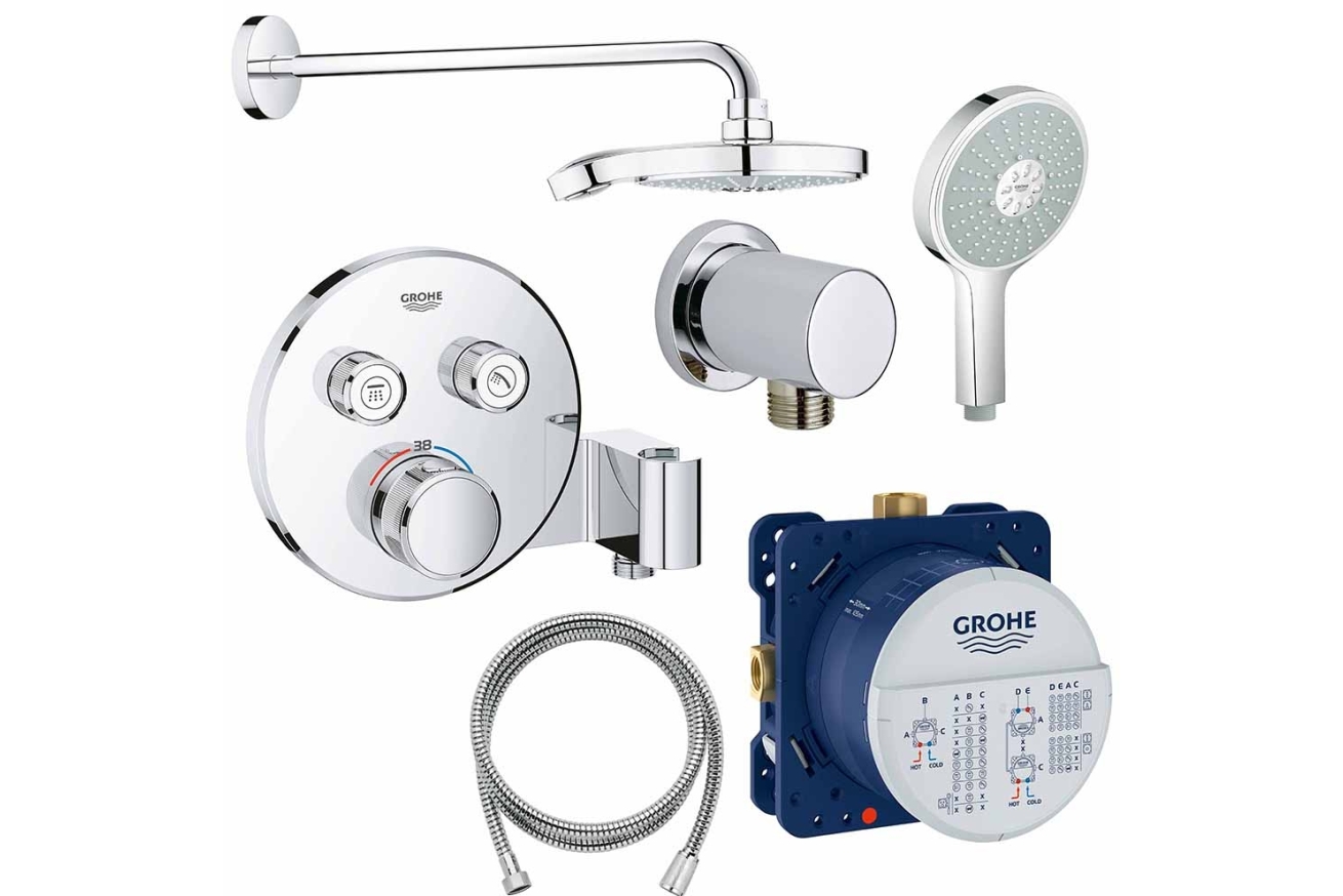 Готовый комплект для душа GROHE Grohtherm SmartControl (NSB0132)