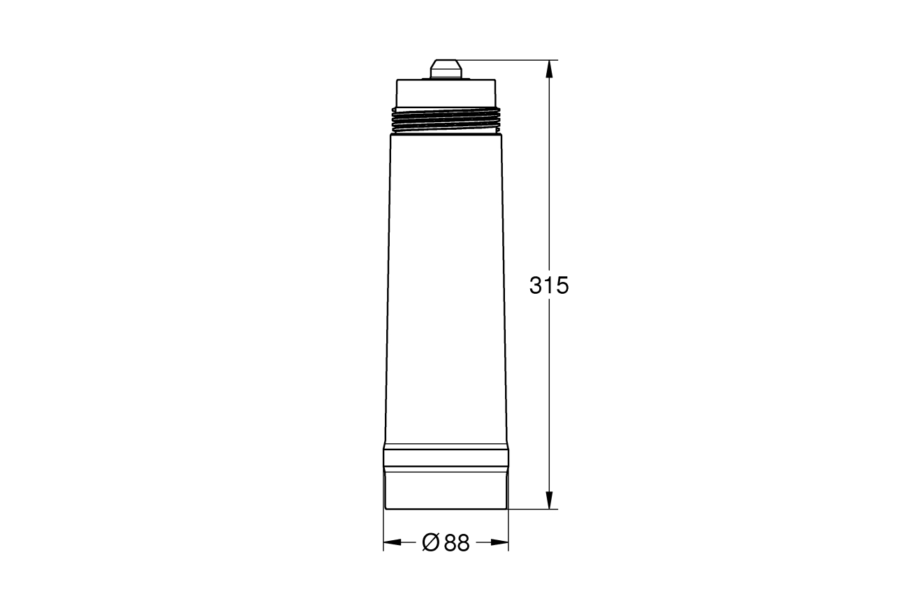 Фильтр для GROHE Blue и GROHE Red, M-Size, 1500 л., (40430001)