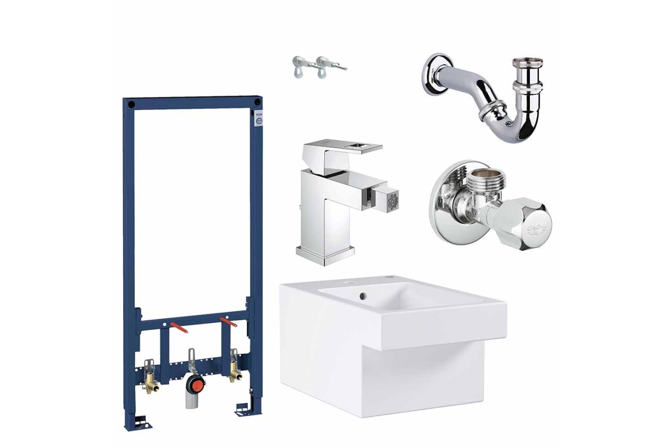 Готовый набор для туалета GROHE Cube Ceramic (NW0042)