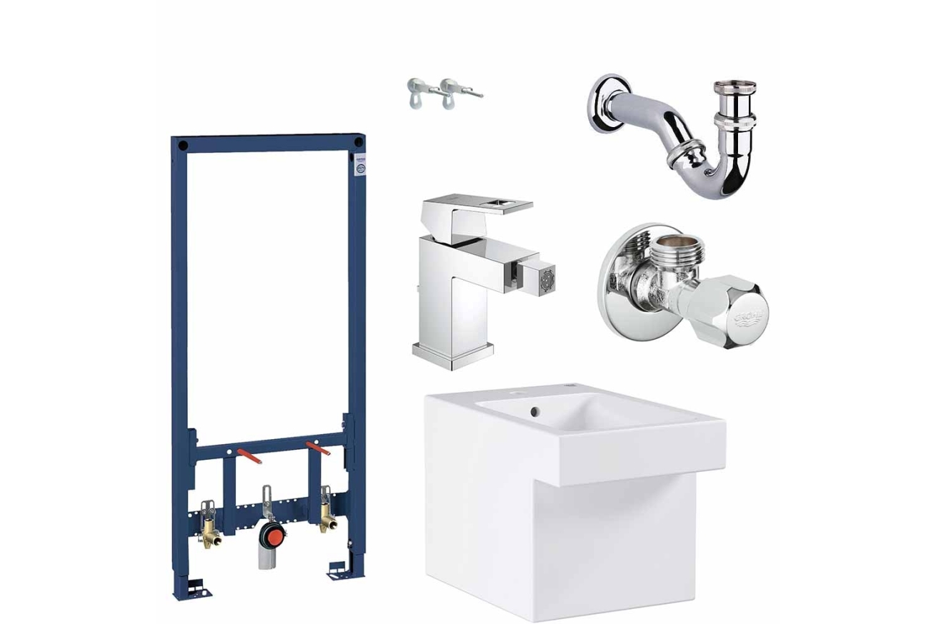 Готовый набор для туалета GROHE Cube Ceramic (NW0043)