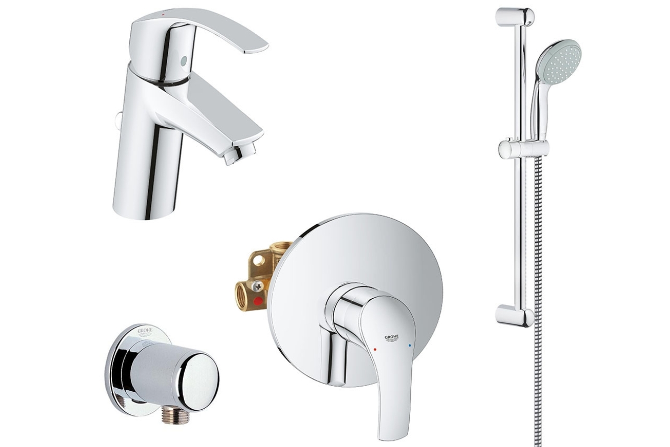 Готовый комплект для ванной комнаты GROHE Eurosmart New (NSB0023)