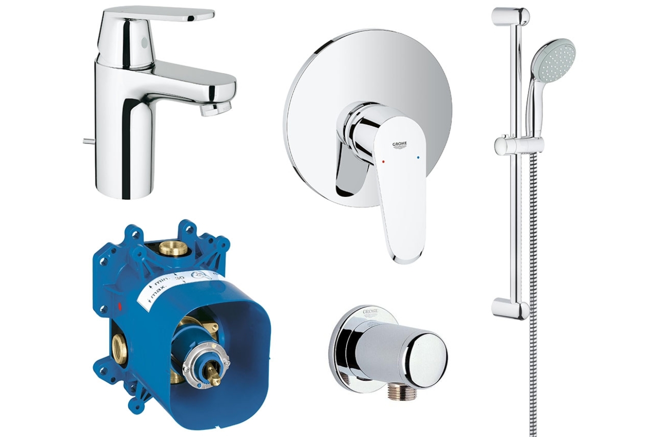 Готовый комплект для душа GROHE Eurosmart Cosmopolitan (NSB0026)