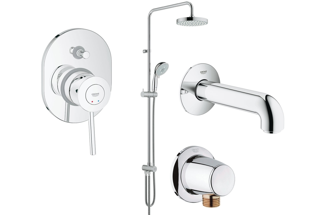 Готовый комплект для душа GROHE BauClassic (NSB0021)