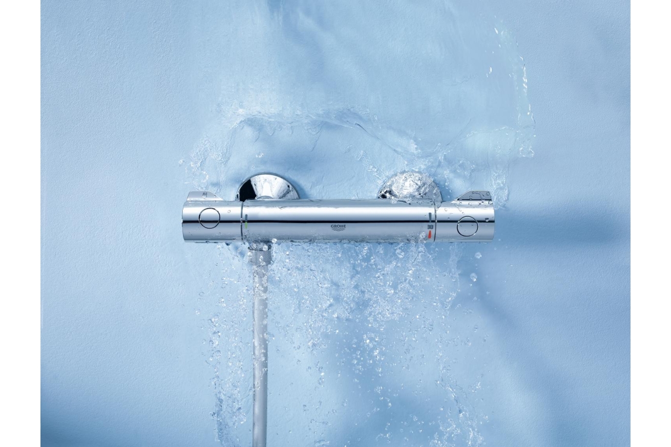 Термостат для душа GROHE Grohtherm 800 с душевым гарнитуром, хром (34565001)