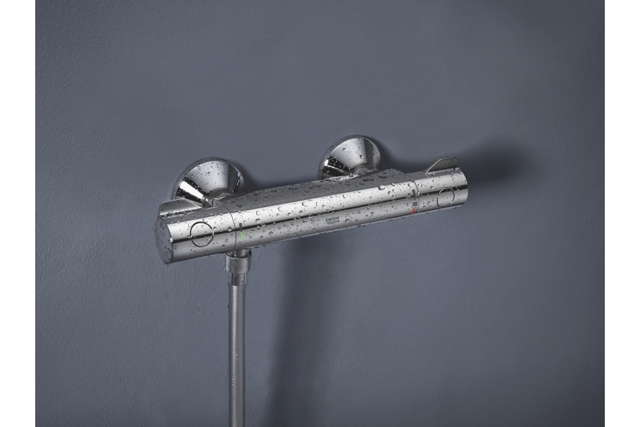 Термостат для душа GROHE Grohtherm 800 с душевым гарнитуром, хром (34565001)