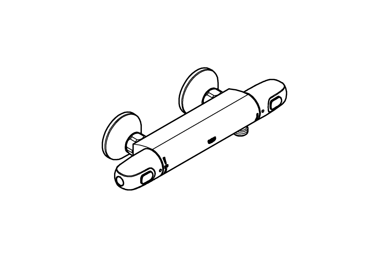Термостат для душа GROHE Grohtherm 1000, хром (34814003)