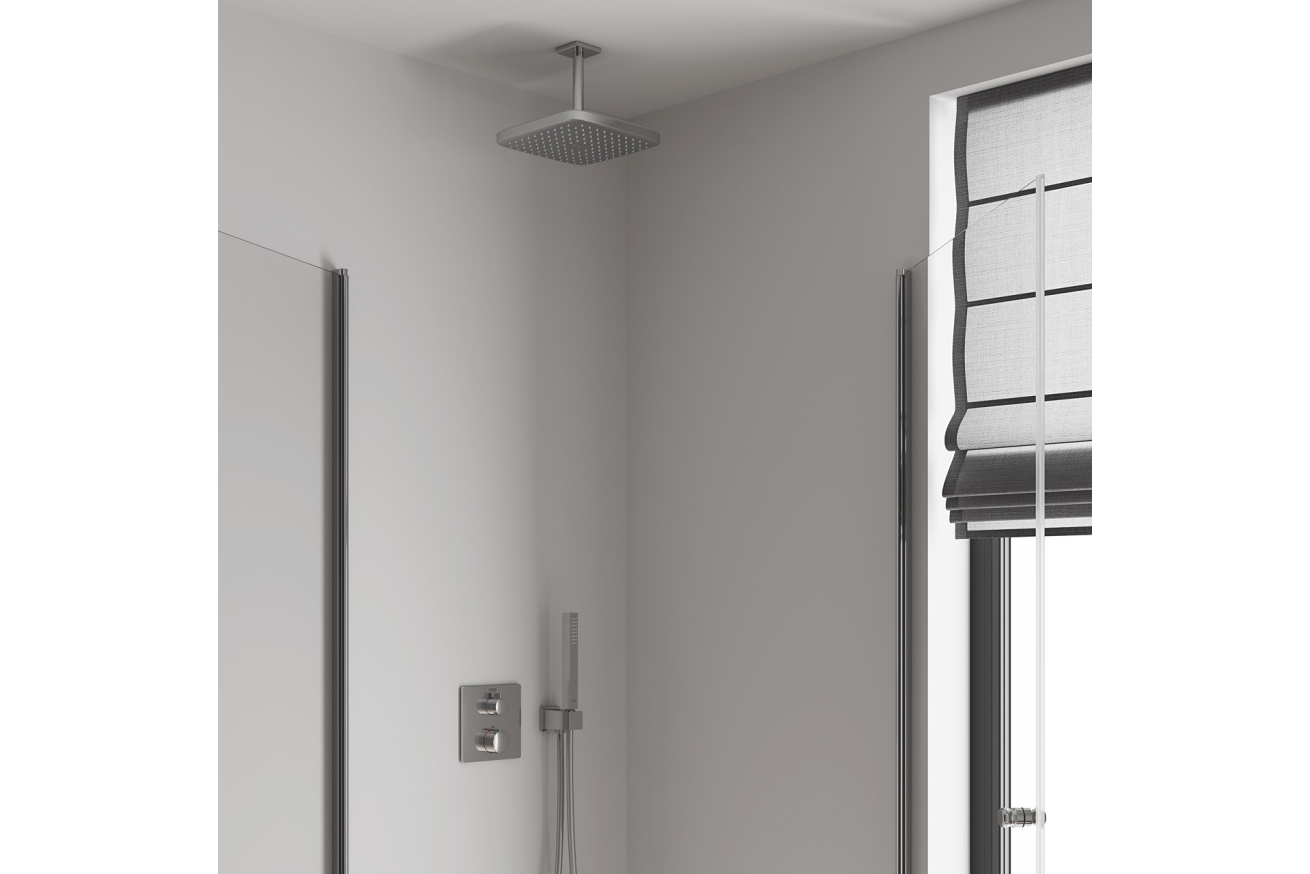 Верхний душ GROHE Tempesta Cube 250, 9,5 л/мин, 1 режим, 142 мм, хром (26683000)