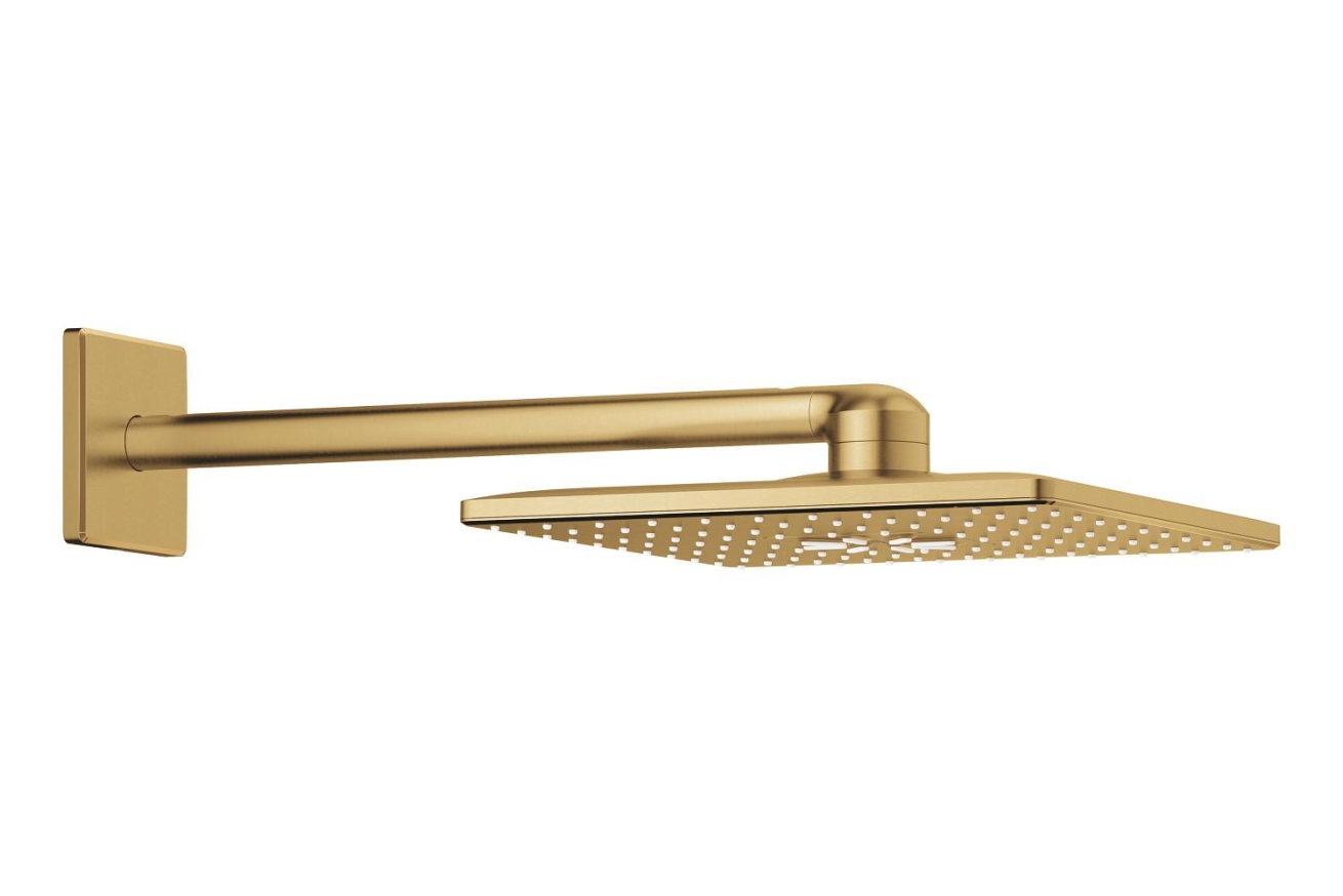 Верхний душ GROHE Rainshower SmartActive 310 Cube, 2 режима, 430 мм, холодный рассвет матовый (26479GN0)