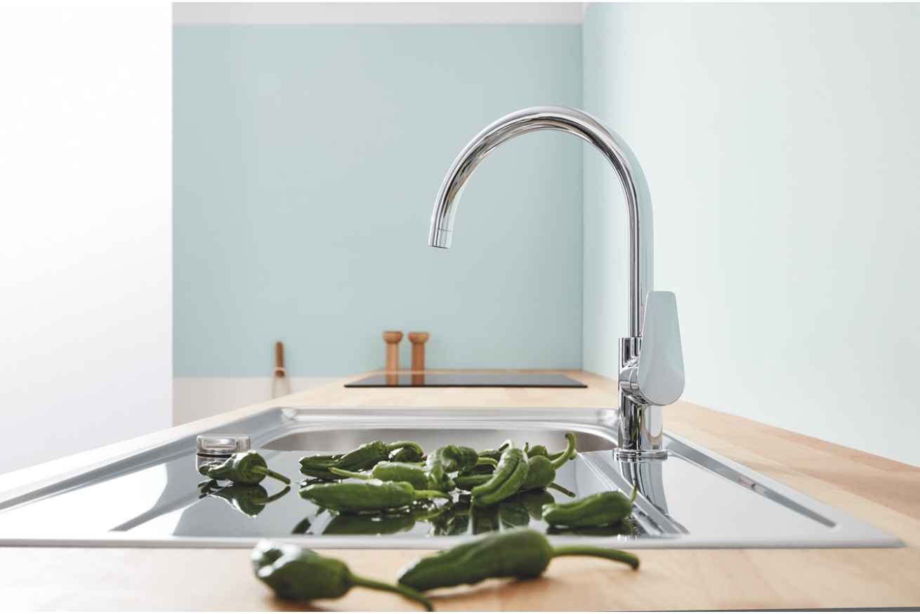 Смеситель для кухни GROHE BauEdge, хром (31233001)