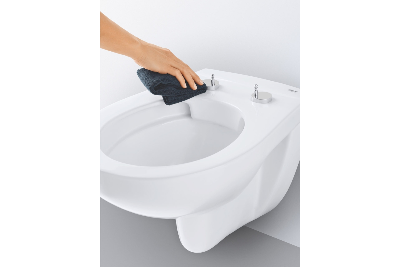 Сиденье для унитаза с микролифтом GROHE Bau Ceramic, альпин-белый (39493000)
