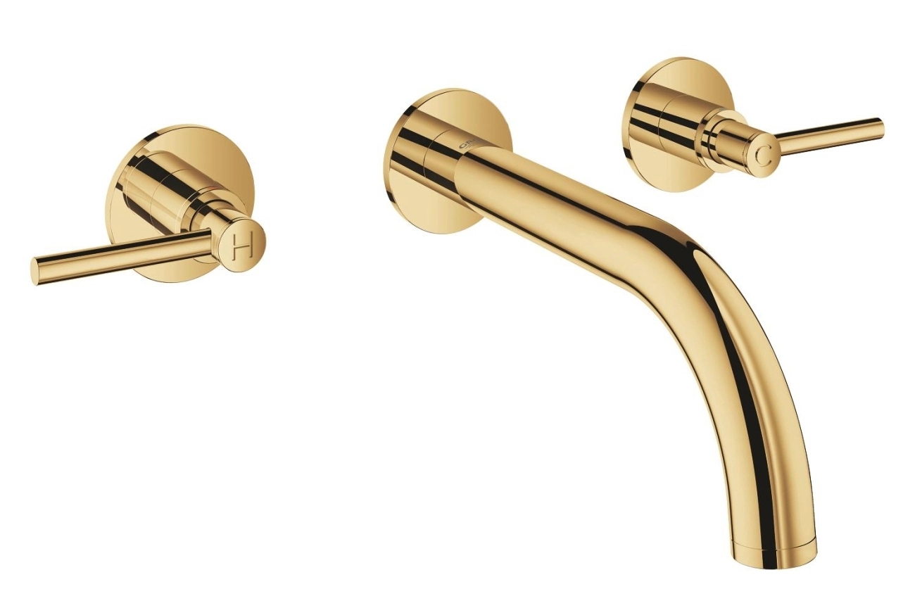 Внешняя часть смесителя для раковины GROHE Atrio на 3 отверстия, холодный рассвет глянец  (20169GL3)