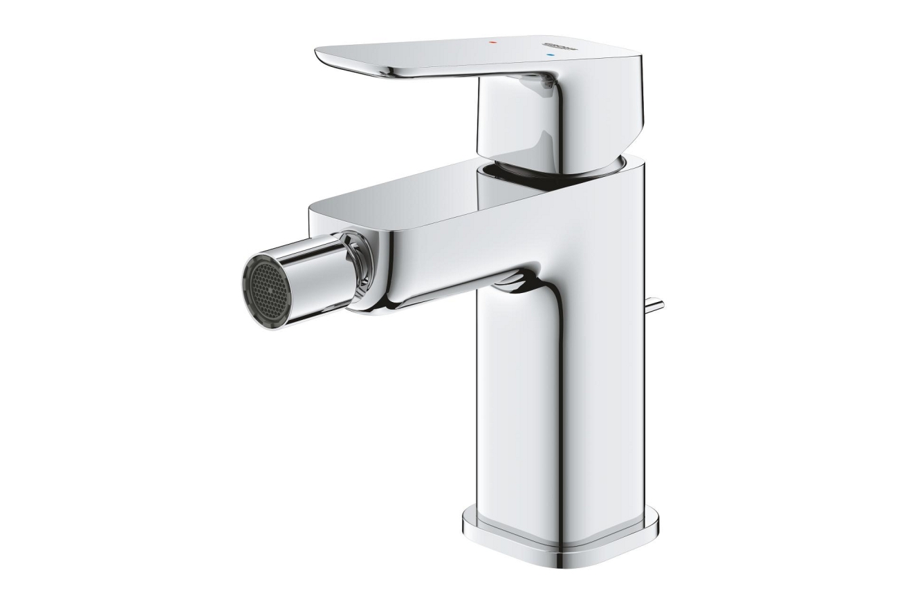 Смеситель для биде GROHE Cubeo с донным клапаном, S-size, хром (1018100000)