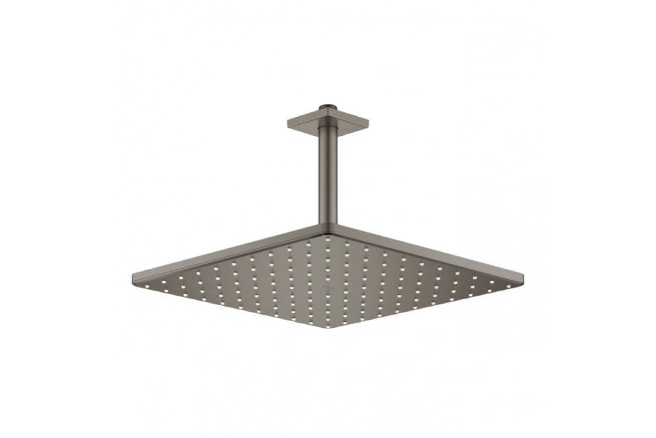 Верхний душ GROHE Rainshower Mono 310 Cube, 9,5 л/мин, 1 режим, 142 мм, темный графит матовый (26566AL0)