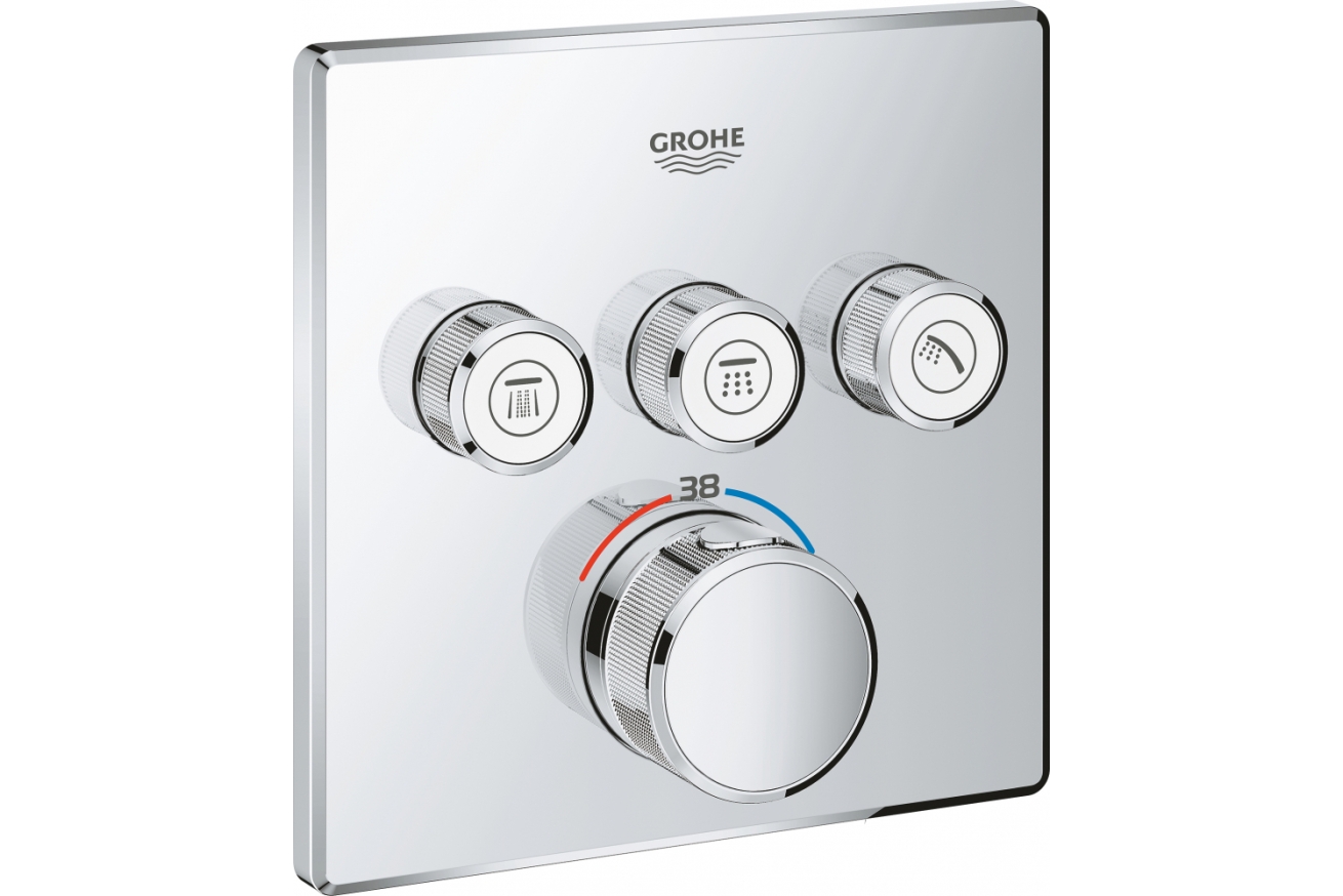 Душевая система GROHE Grohtherm SmartControl с термостатом для душа, хром (34706000)