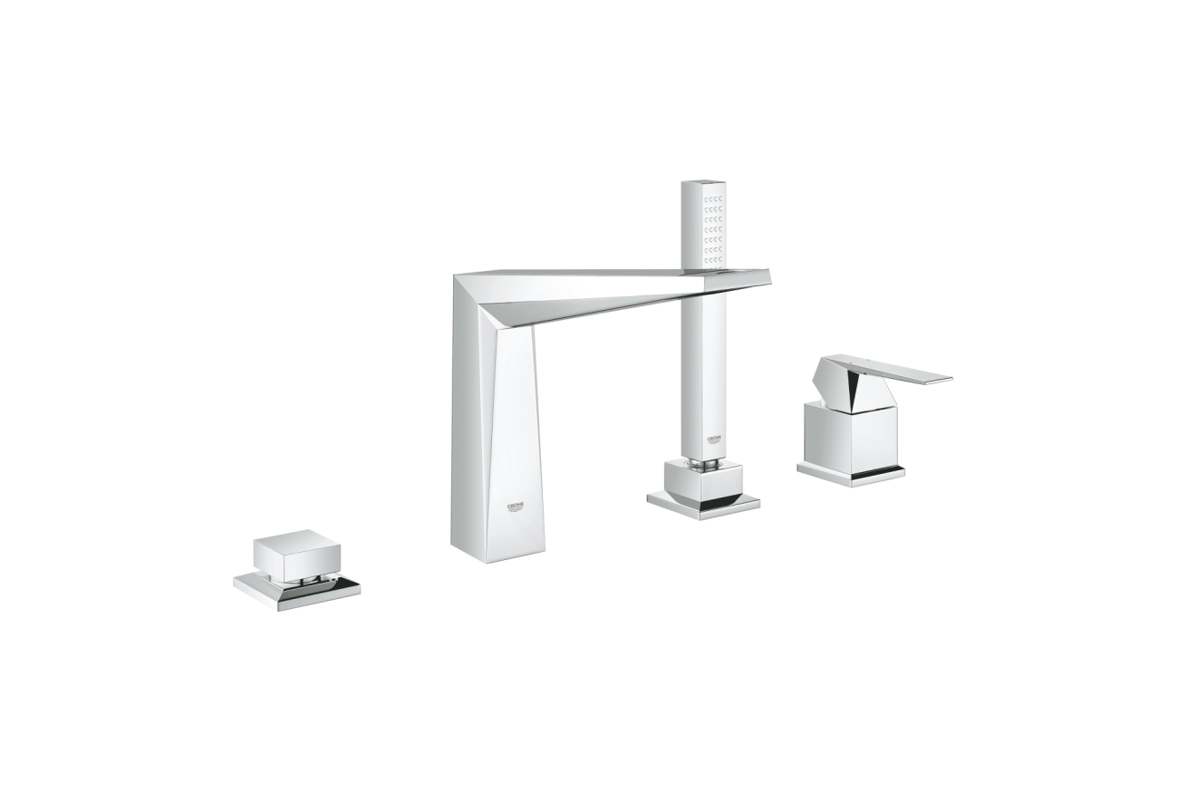 Смеситель для ванны GROHE Allure Brilliant на 4 отверстия, на край ванны, хром (19787001)