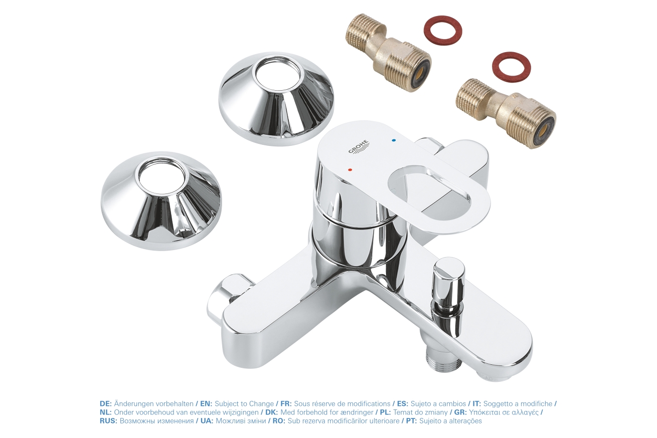 Смеситель для ванны GROHE Start Loop, настенный монтаж, хром (23355000)