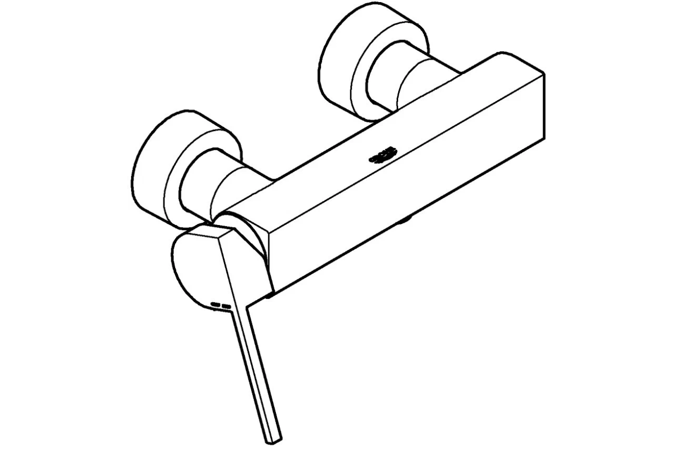 Смеситель для душа GROHE Plus, хром (33577003)