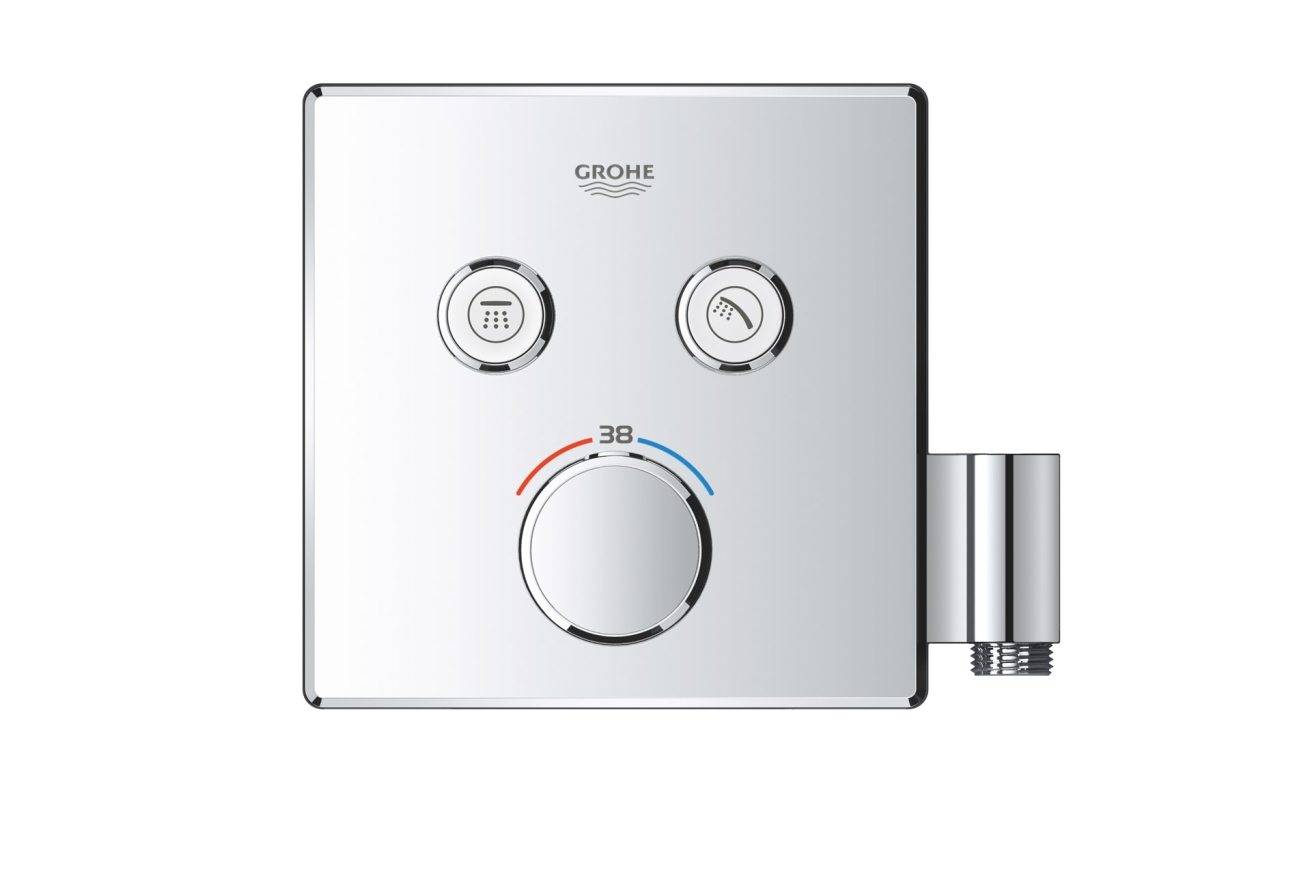 Внешняя часть термостата для ванны и душа GROHE Grohtherm SmartControl на 2 потребителя, хром (29125000)