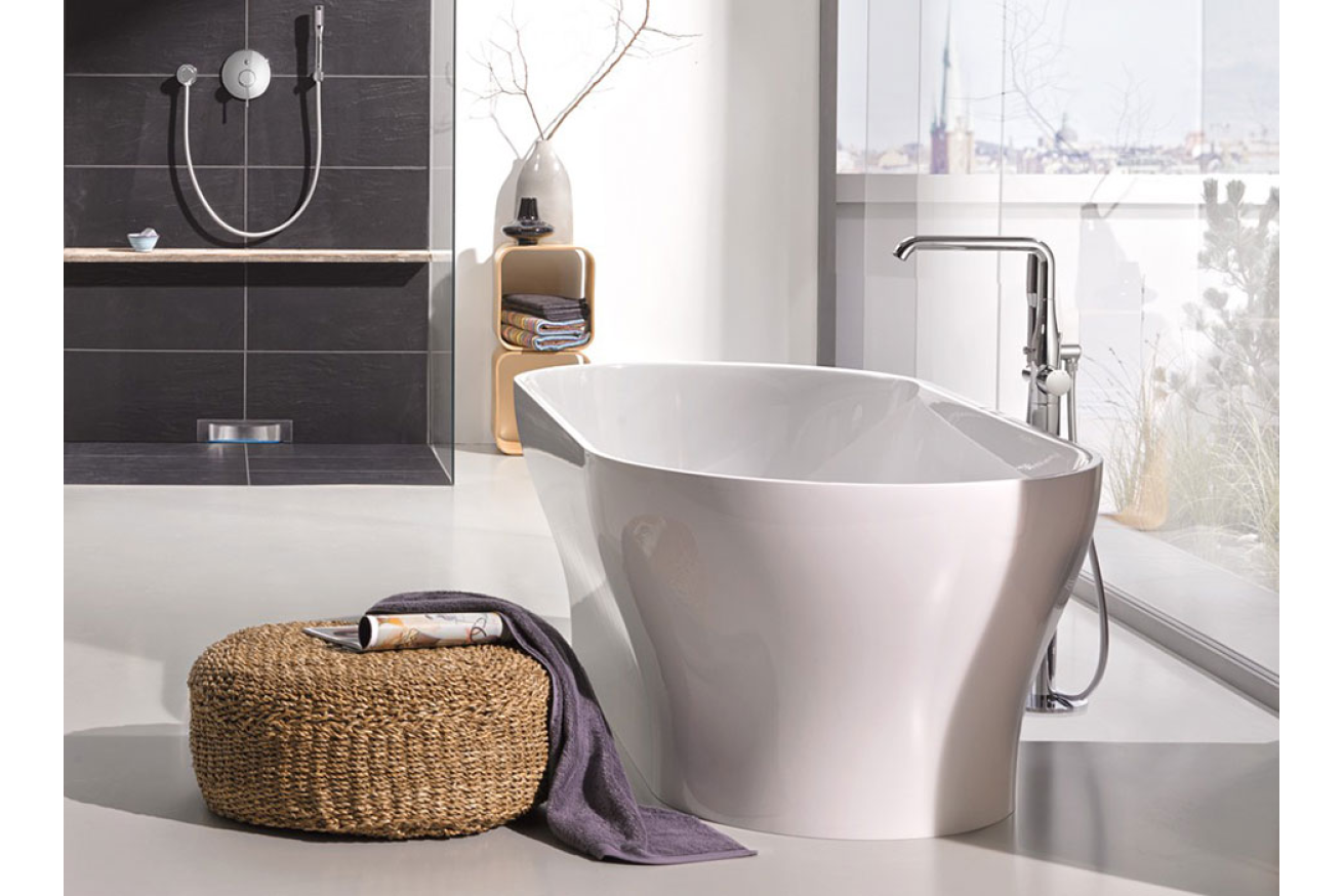 Внешняя часть смесителя для ванны GROHE Allure напольного монтажа, хром (32754002)