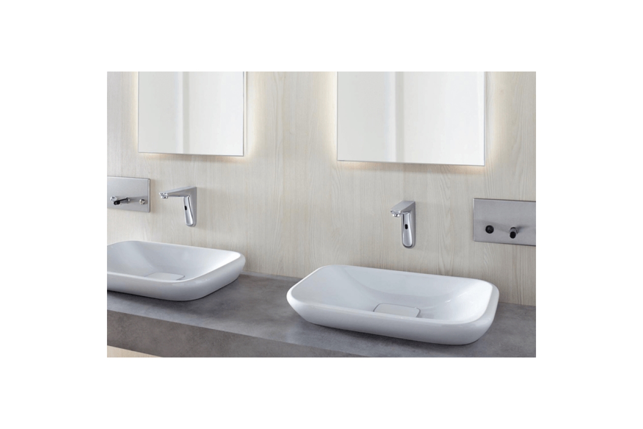 Кран для раковины GROHE Euroeco Cosmopolitan E инфракрасный, без функции смешивания, хром (36274000)