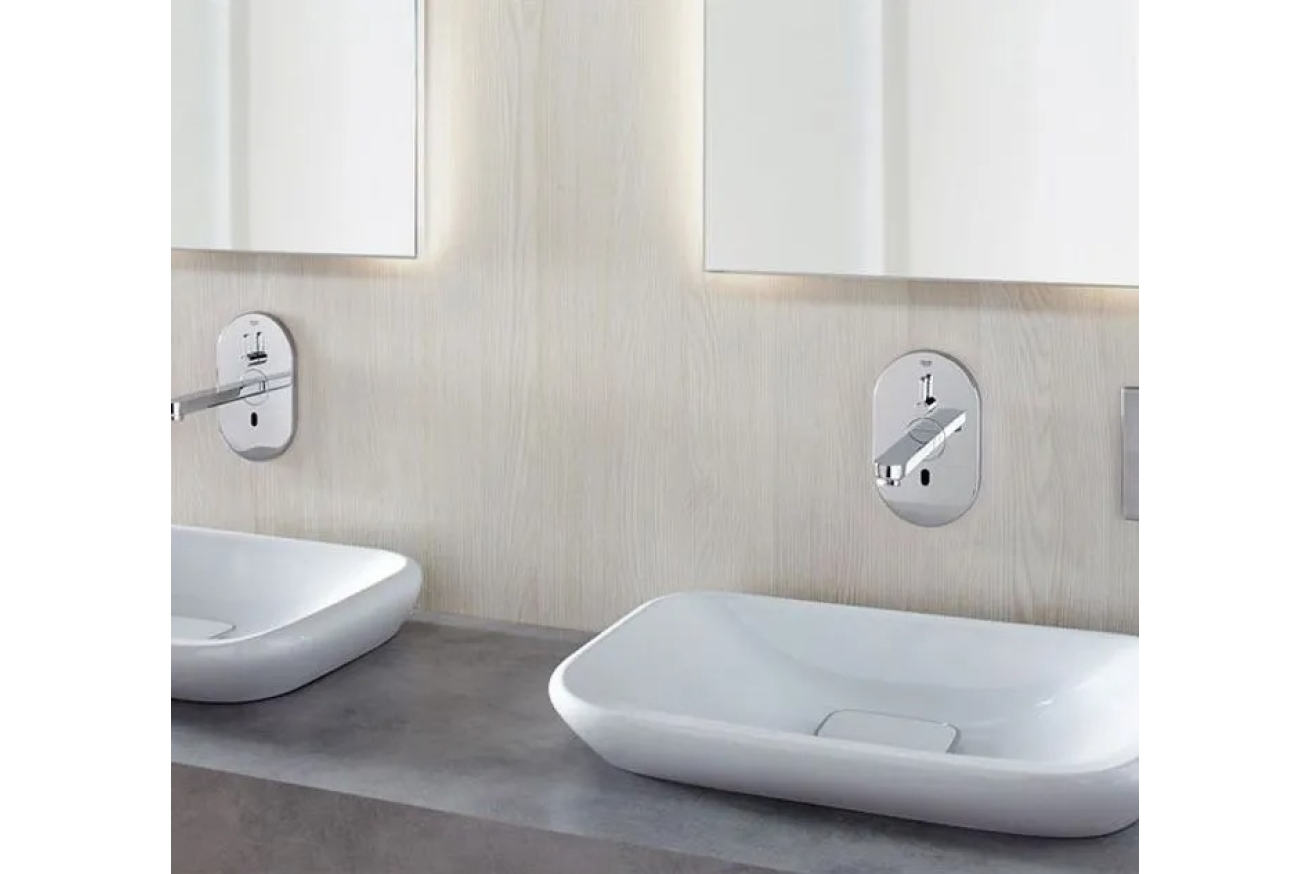Внешняя часть смесителя для раковины GROHE Eurosmart Cosmopolitan E инфракрасный, хром (36315000)
