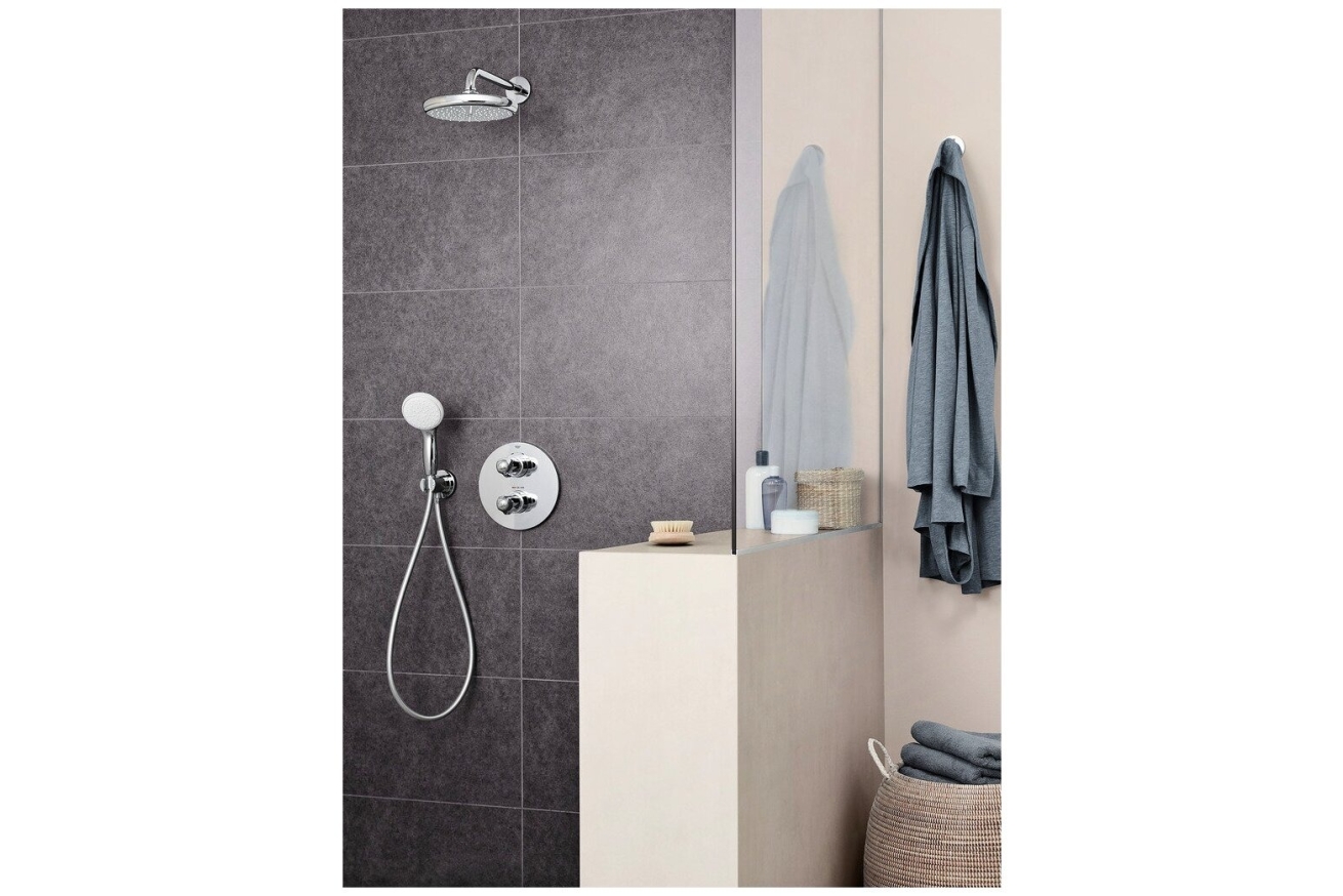Верхний душ GROHE Tempesta 210, 9,5 л/мин, 1 режим, 286 мм, хром (26412000)