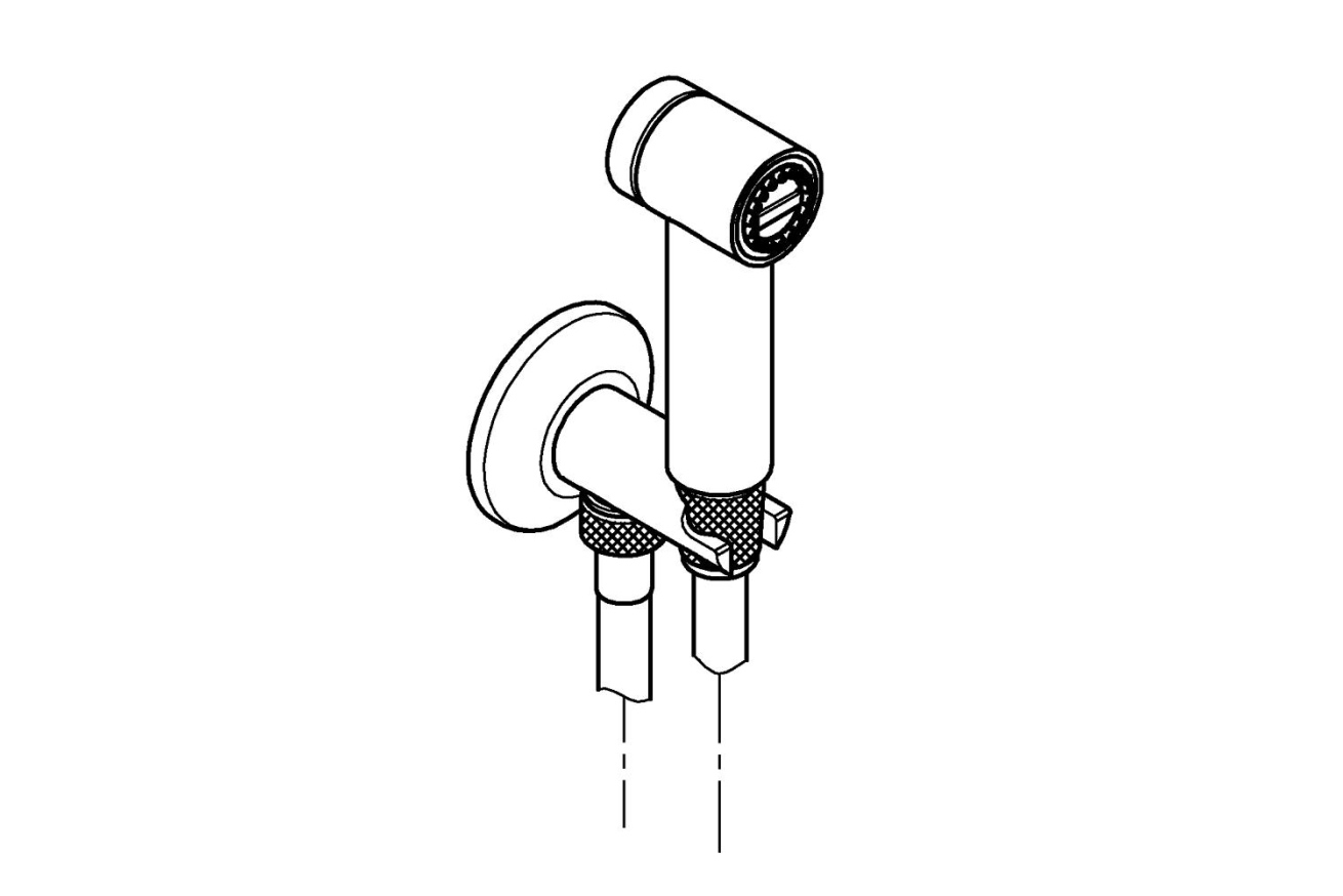 Набор для гигиенического душа, GROHE Sena Trigger Spray 35, 1000 мм, хром (26329000)