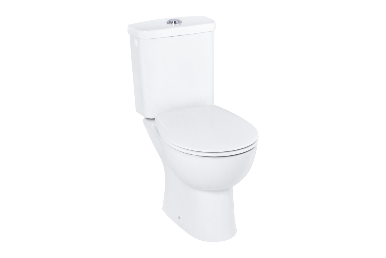 Готовый комплект напольного унитаза GROHE Bau Ceramic, альпин-белый (39496000)