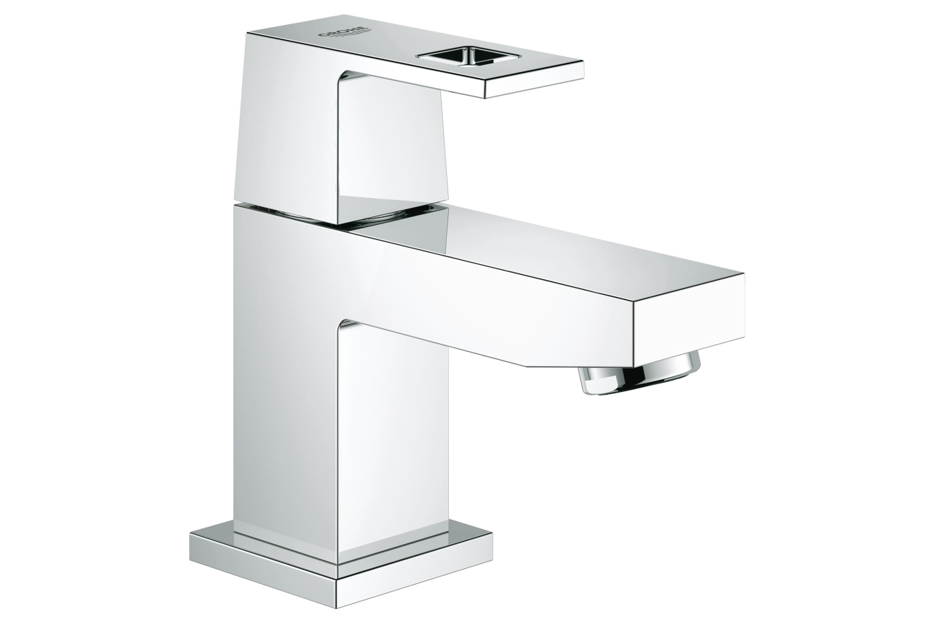 Кран для раковины GROHE Eurocube, без функции смешивания, хром (23137000)