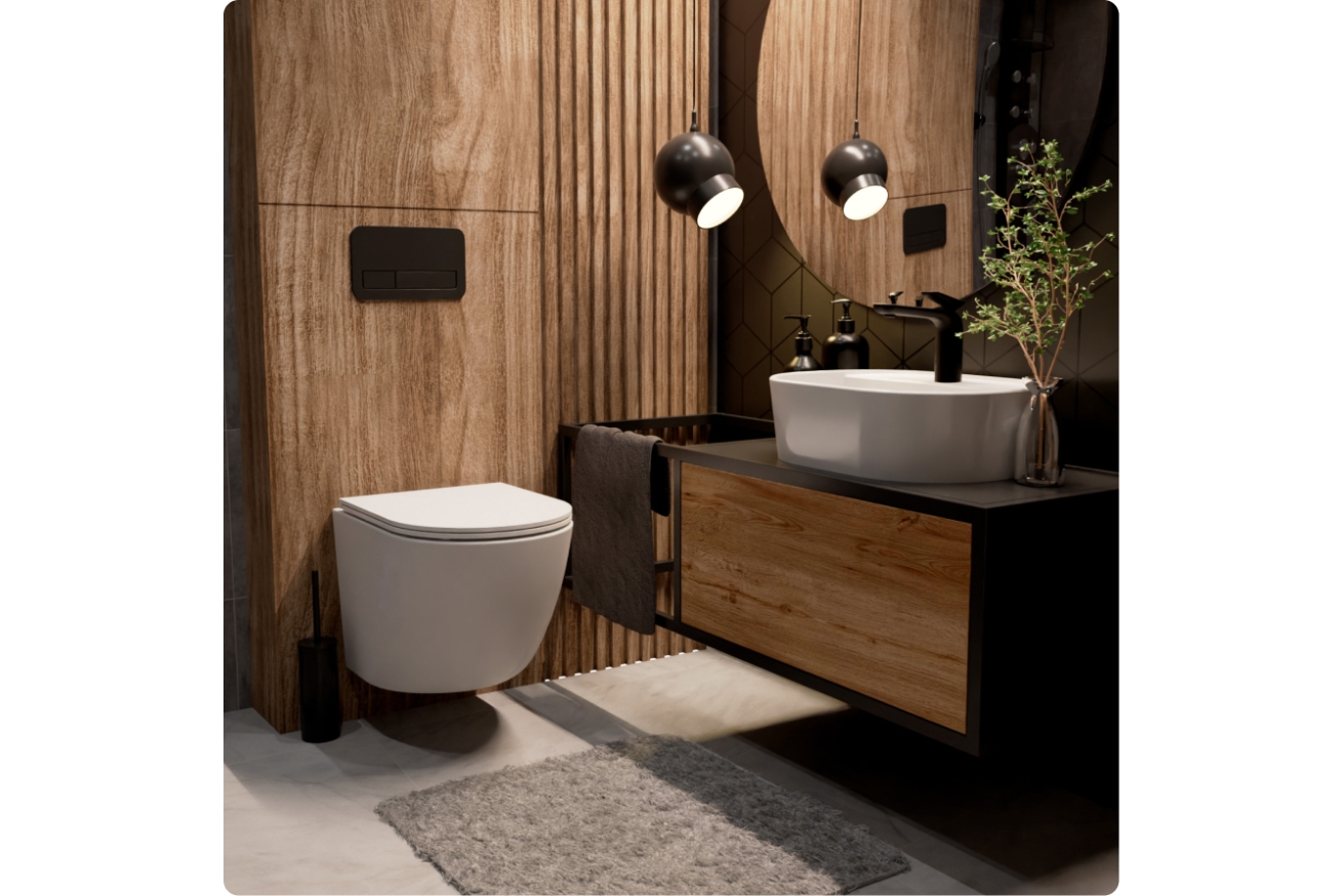 Комплект инсталляции GROHE Rapid SL NW0145/S с унитазом AQUAme AQM2002MW и сиденьем с микролифтом матовый (NW0274)