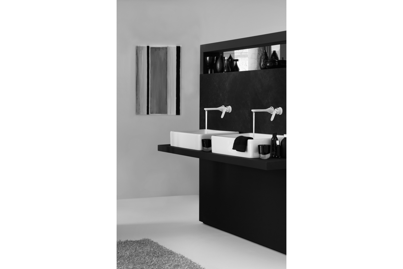 Внешняя часть смесителя для раковины GROHE Veris, белая луна (19342LS0)