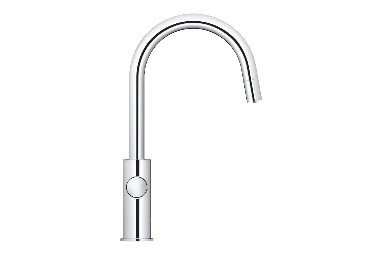 Смеситель для кухонной мойки GROHE Blue Home с системой фильтрации, охлаждения и газирования воды, Wi-Fi, хром (31541000)
