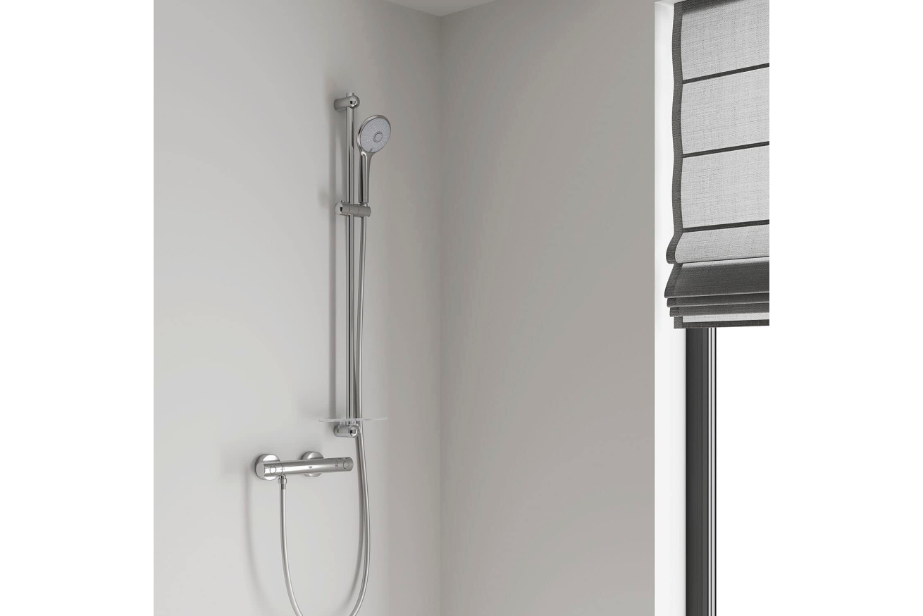 Душевой гарнитур GROHE Euphoria 110 Massage с мыльницей, 3 режима струи, душевая штанга 900 мм, 16.6 л/мин, хром (27226001)