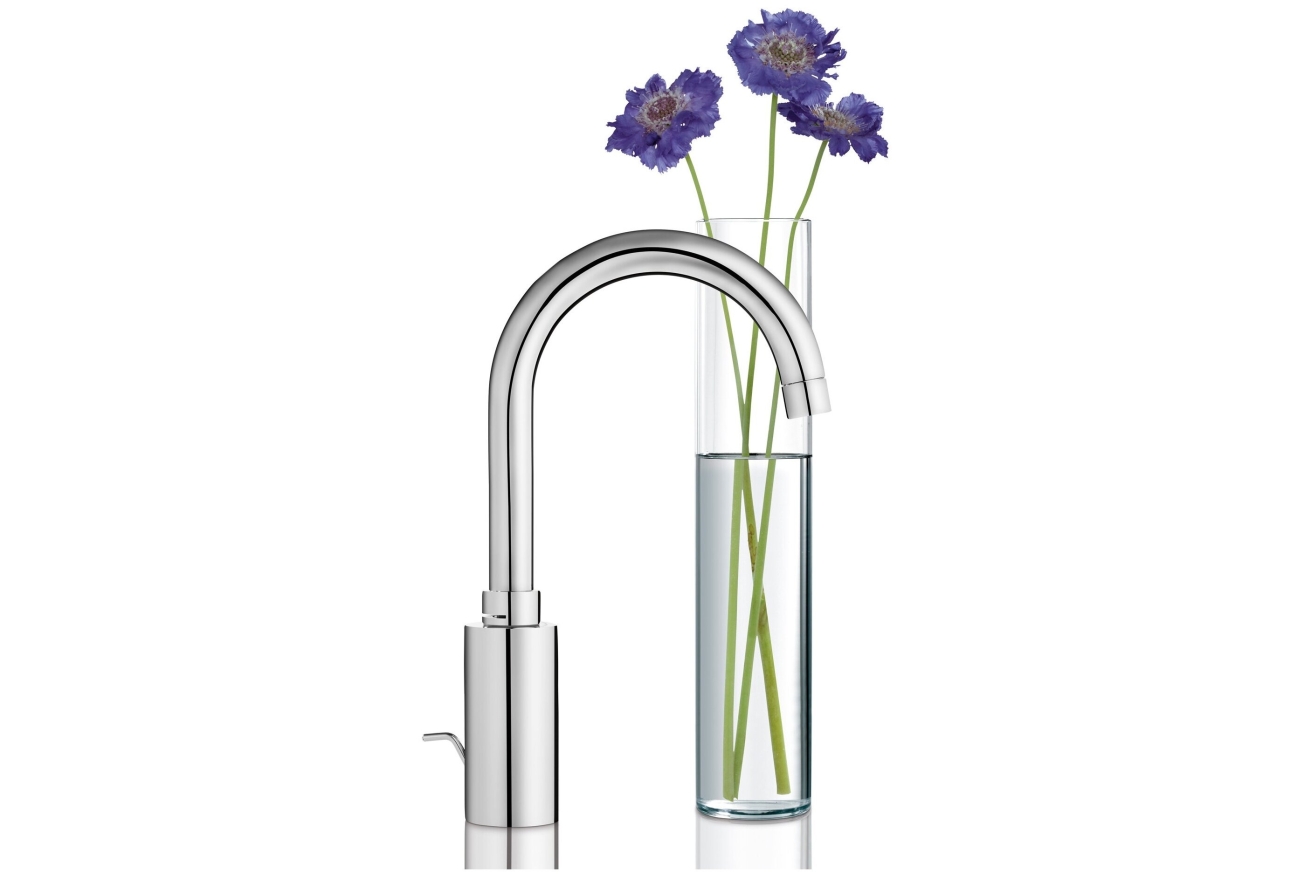 Смеситель для раковины GROHE Eurosmart Cosmopolitan с донным клапаном, высокий излив, хром (32830000)