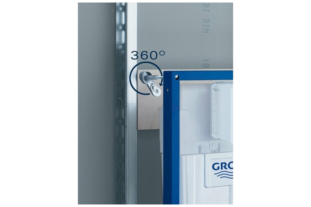 Комплект инсталляции GROHE Rapid SL комплект 3 в 1 для подвесного унитаза с панелью смыва (39503000)