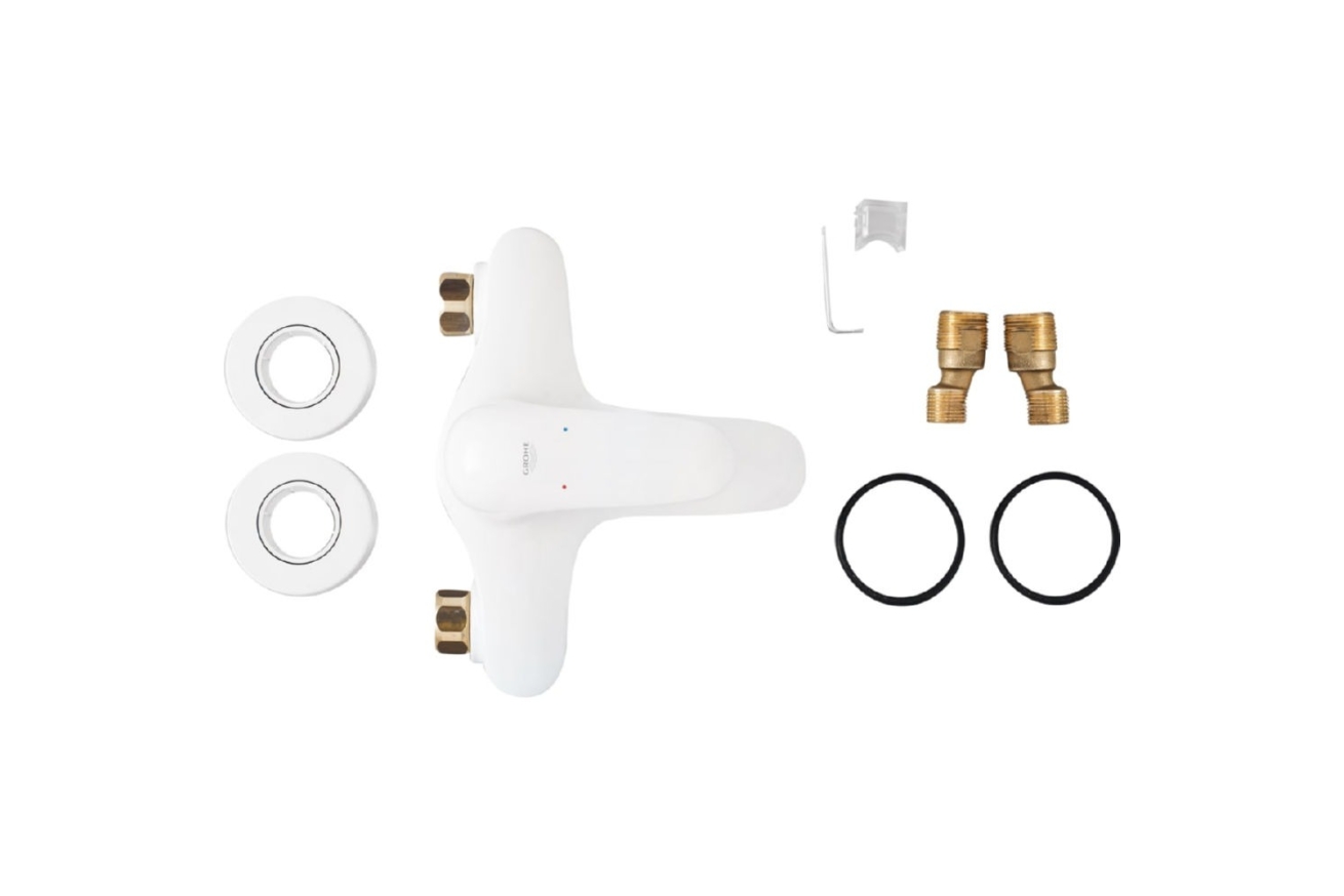 Смеситель для ванны GROHE Eurostyle, белая луна (23726LS3)