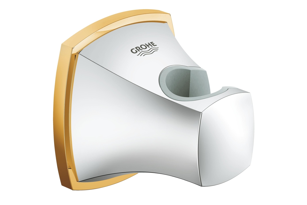 Душевой набор GROHE Rainshower Grandera, 1 режим, 1500 мм, 7,6 л/мин, хром/золото (27993IG0)