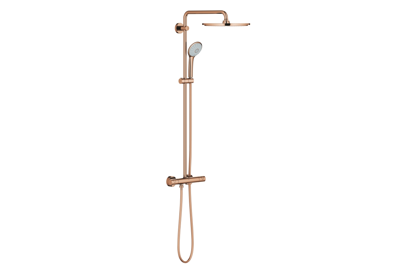 Душевая система GROHE Euphoria System 310 с термостатом для душа, теплый закат глянец (26075DA0)