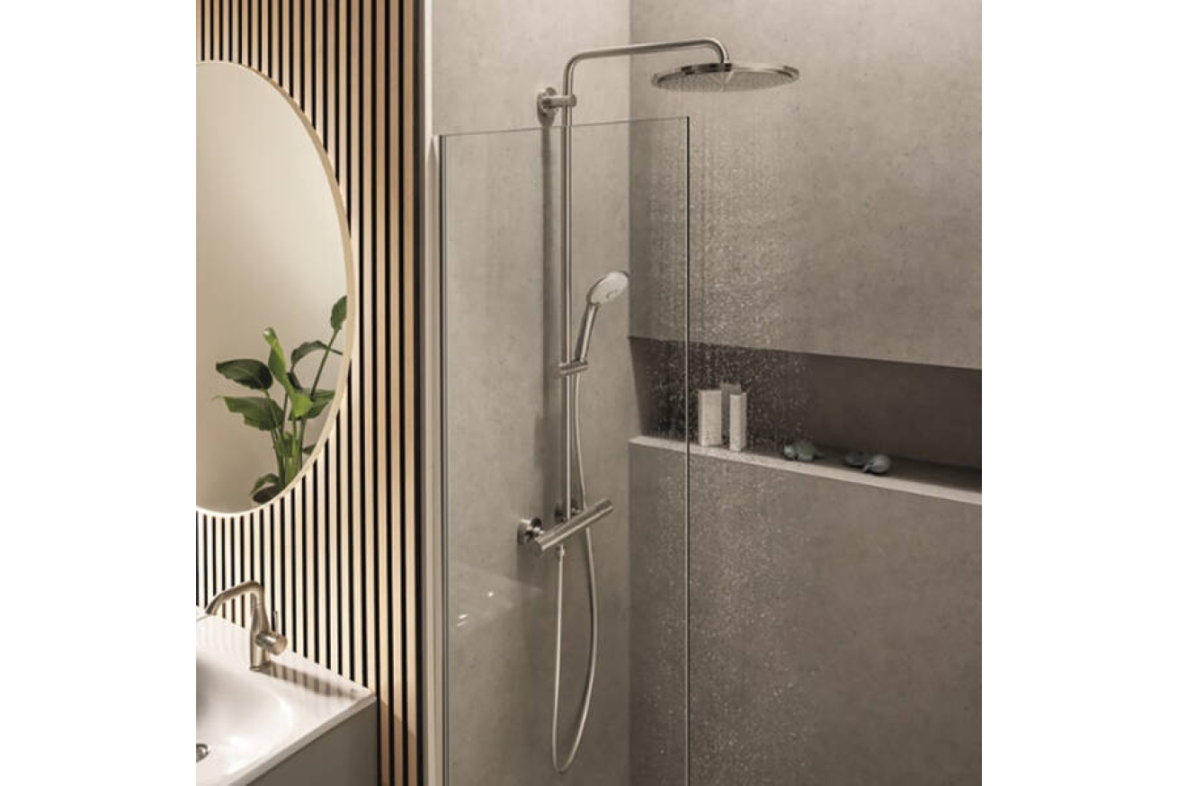 Душевая система GROHE Euphoria System 310 с термостатом для душа, суперсталь (26075DC0)