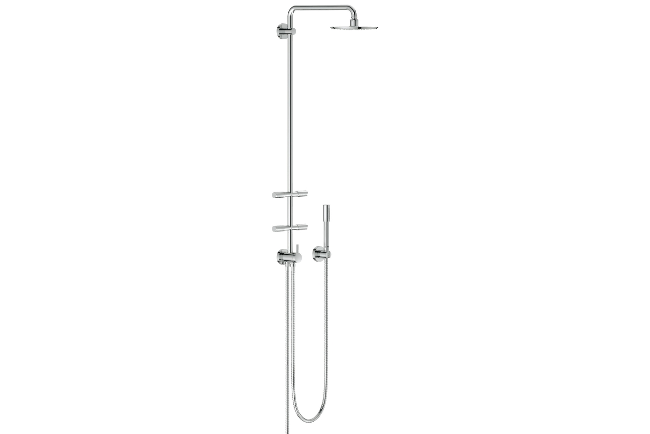 Душевая система GROHE Rainshower System 210 с переключателем потоков, хром (27361000)