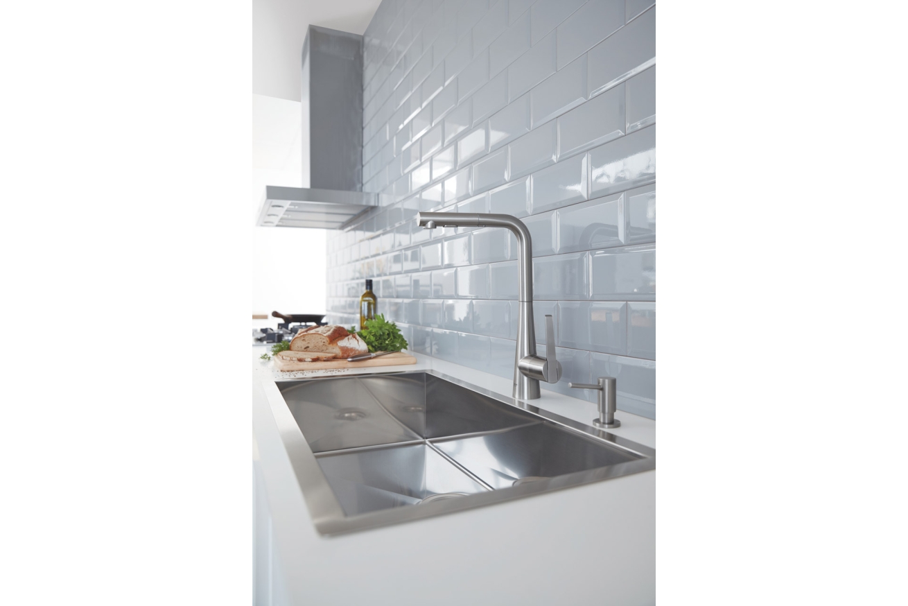 Дозатор жидкого мыла, GROHE Cosmopolitan, суперсталь, (40535DC0)