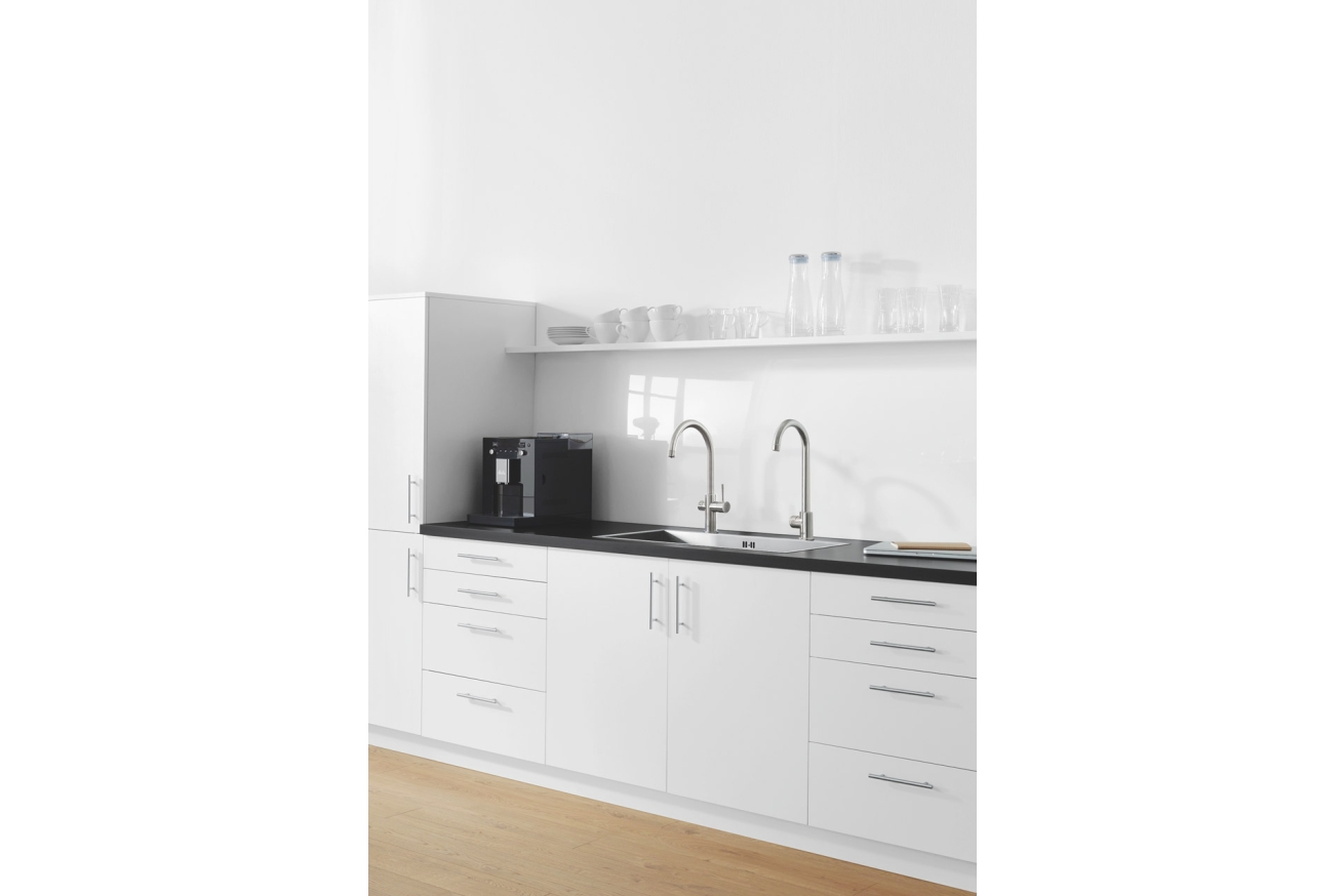 Смеситель для кухни GROHE Blue Home с системой фильтрации, охлаждения и газирования воды, хром (31455001)