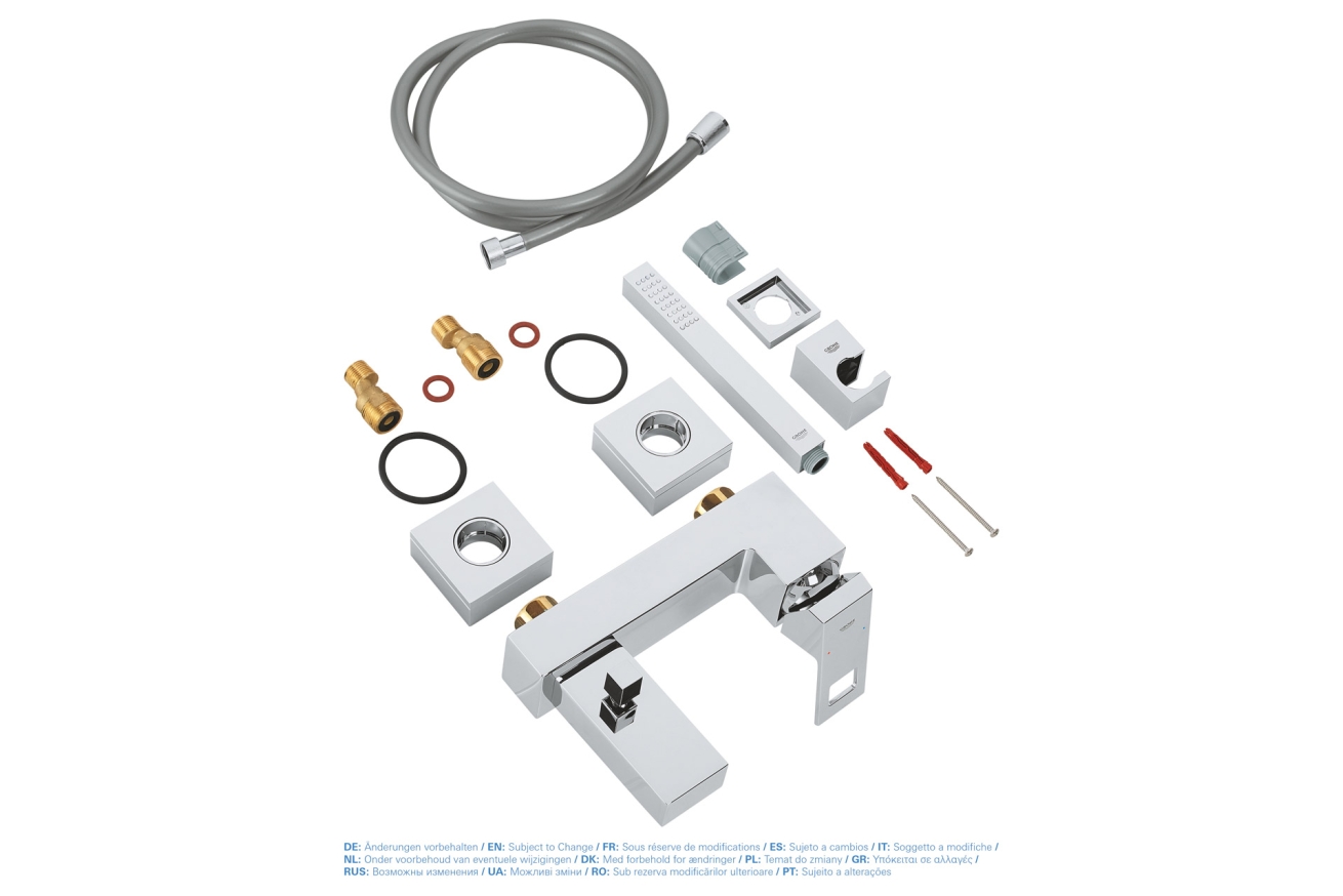 Смеситель для ванны GROHE Eurocube, хром (23141000)